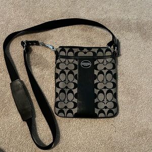 Authentic vintage Coach crossbody purse.